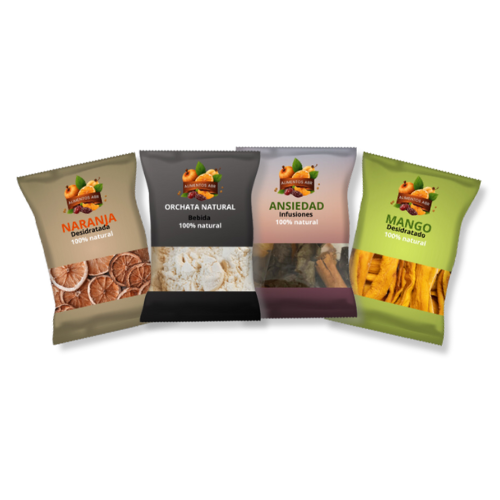 fruta desidratada, orchata e infusiones